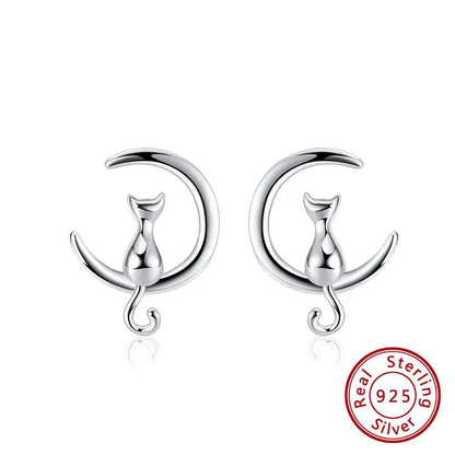 Mira Cat Stud Earrings 4