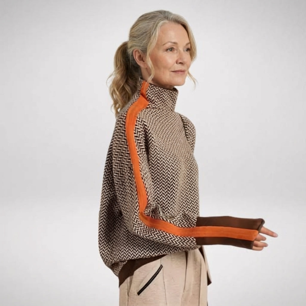 Mira Chic Turtleneck Jumper 1
