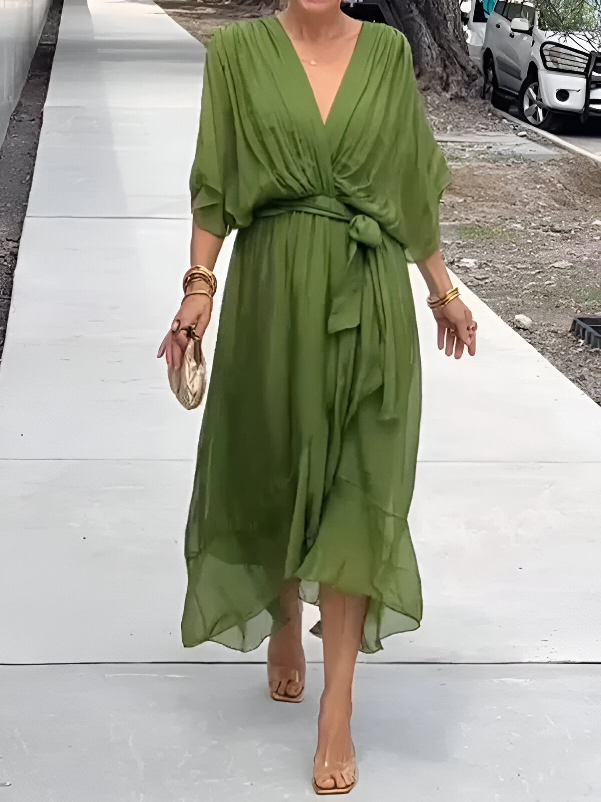 Mira Chiffon Dress 0