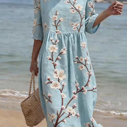 Mira Floral Casual Dress 0