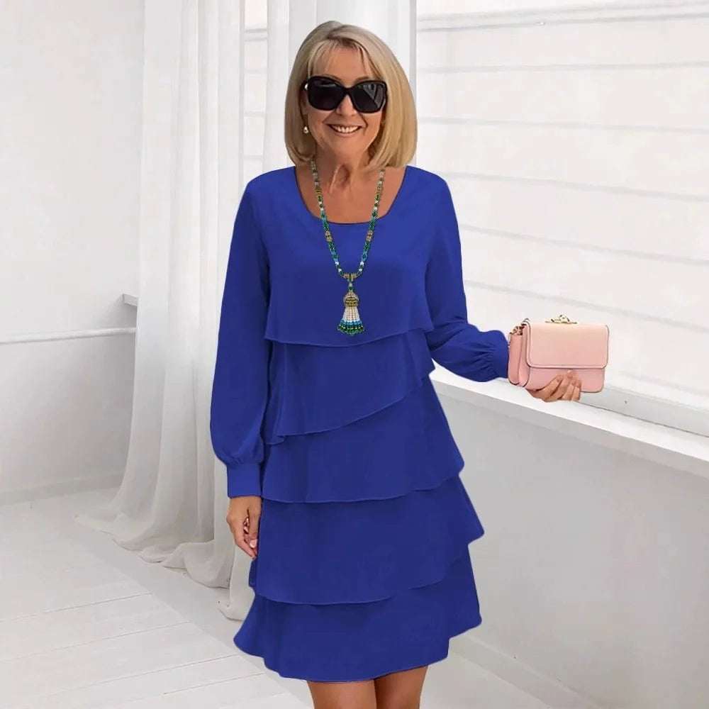 Mira Ruffle A-Line Dress 0