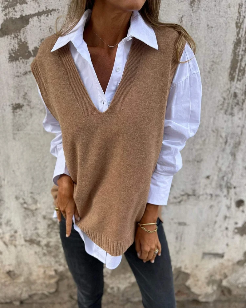 Mira Sleeveless Sweater 0