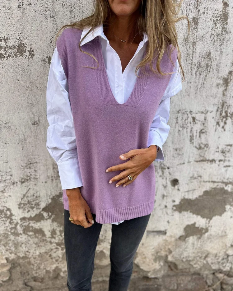 Mira Sleeveless Sweater 5