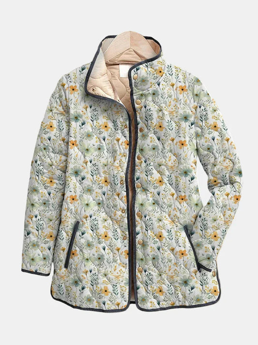 Nina Floral Quilted Jacket 0