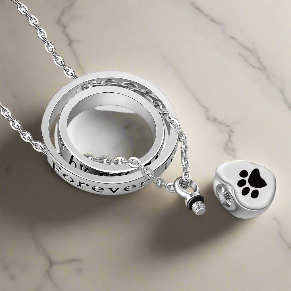 Nina Heart Urn Necklace for Ashes 3