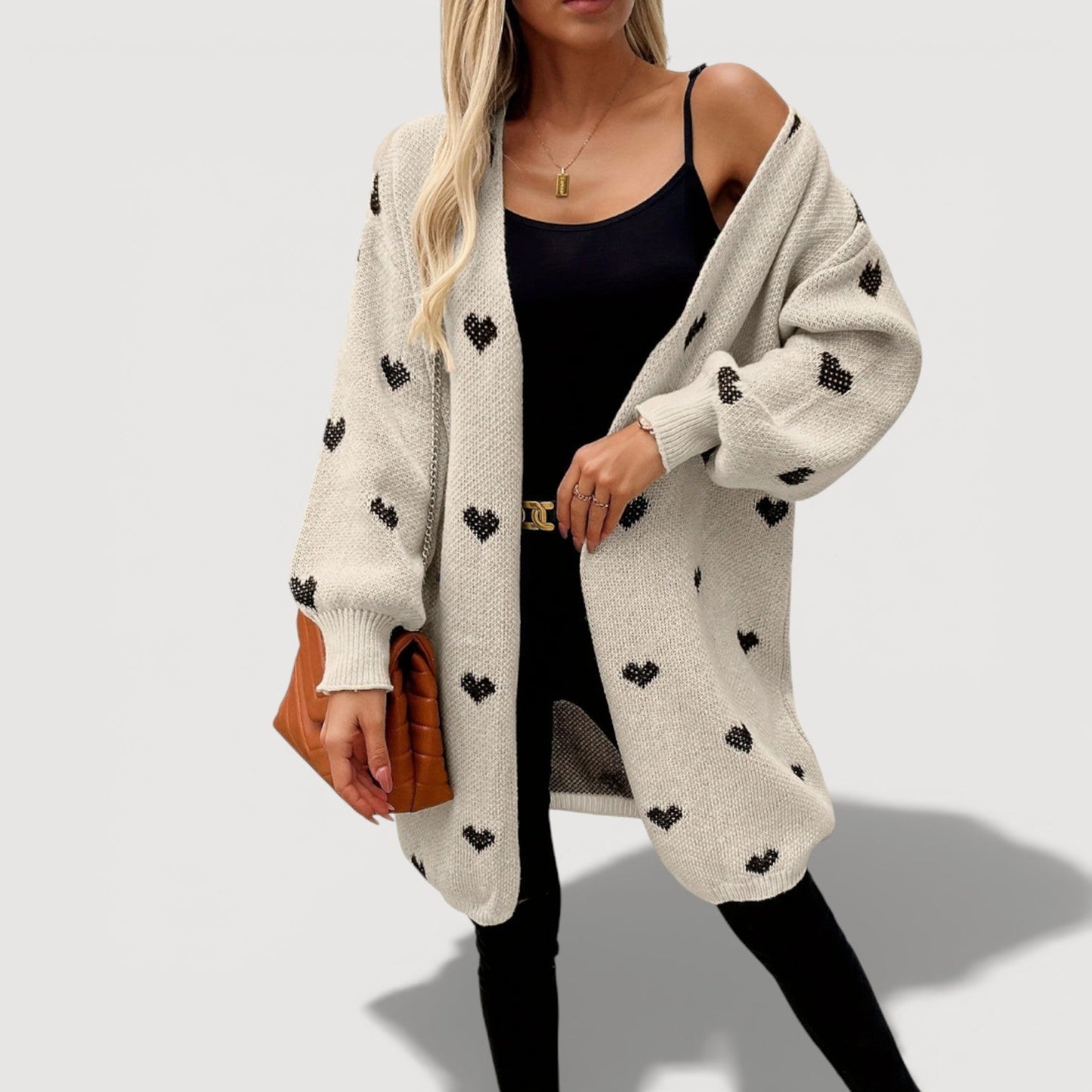 Nina Long Cardigan Sweater 1