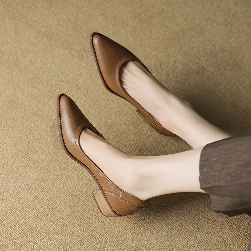 Nina Mid Heeled Shoes 5