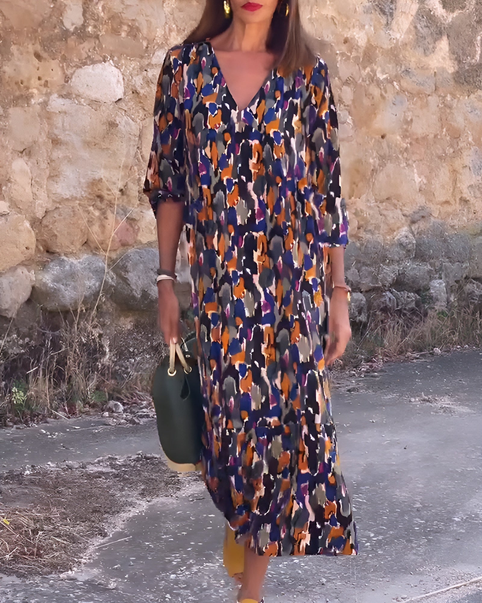 Nina Retro Printed Dress 1