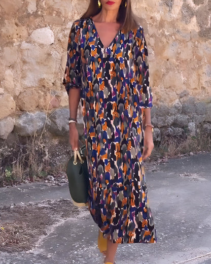 Nina Retro Printed Dress 1