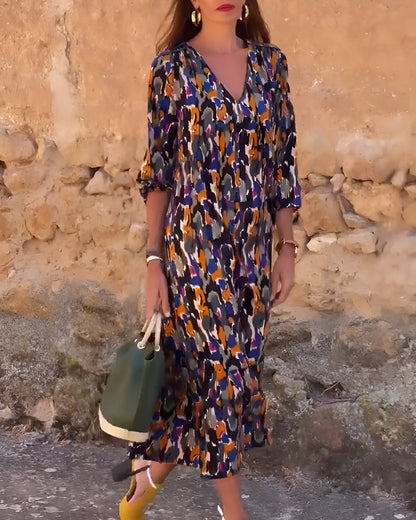 Nina Retro Printed Dress 2