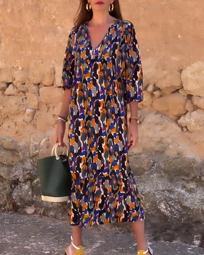 Nina Retro Printed Dress 3
