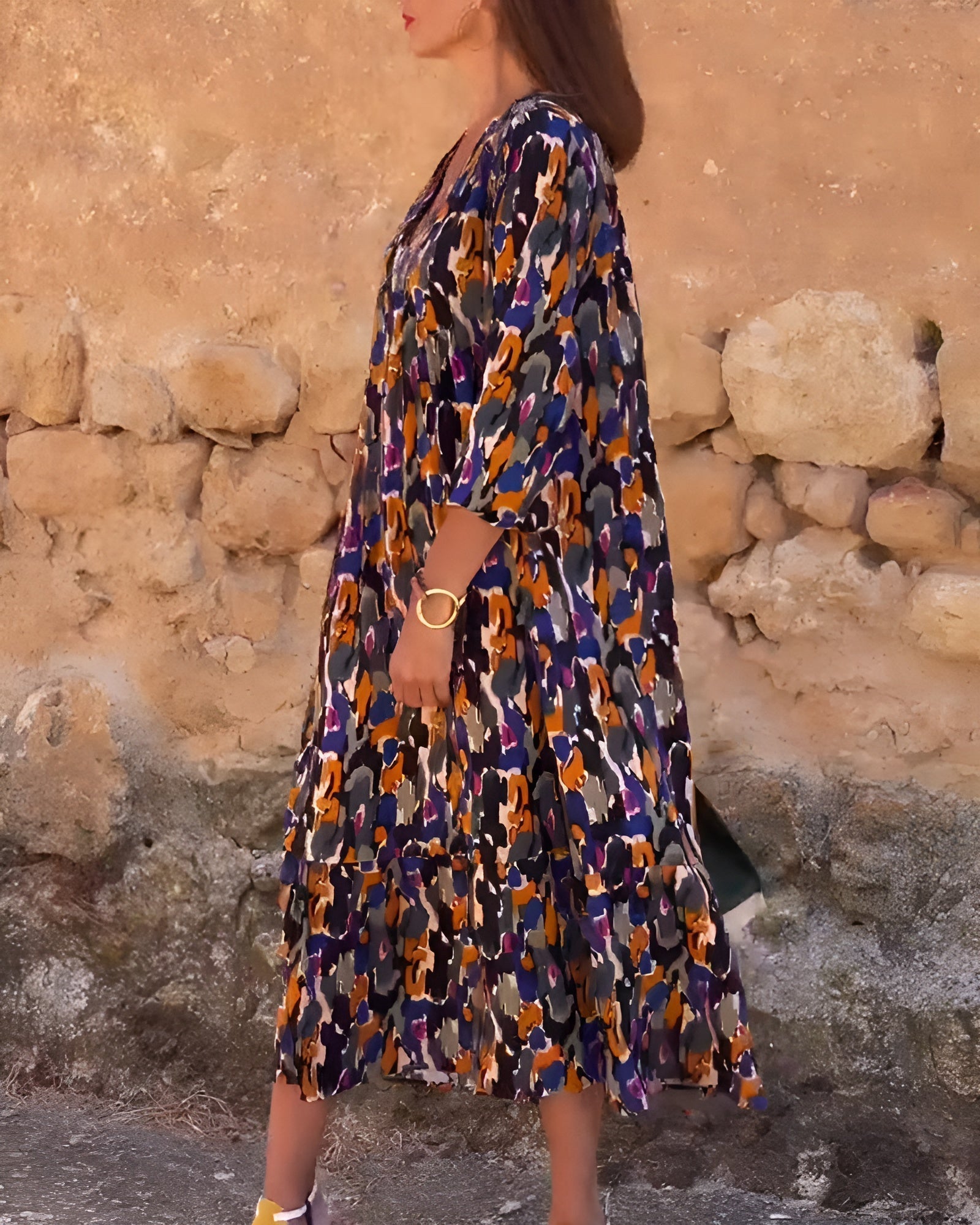 Nina Retro Printed Dress 4