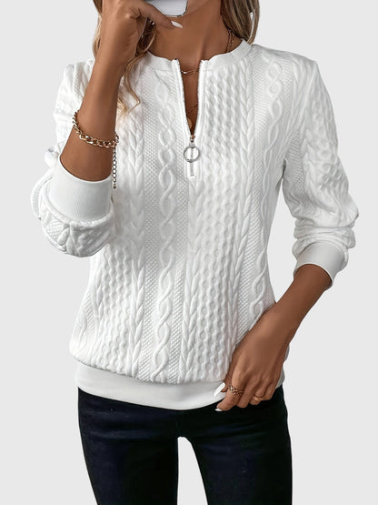 Nina Zippered Sweater 2