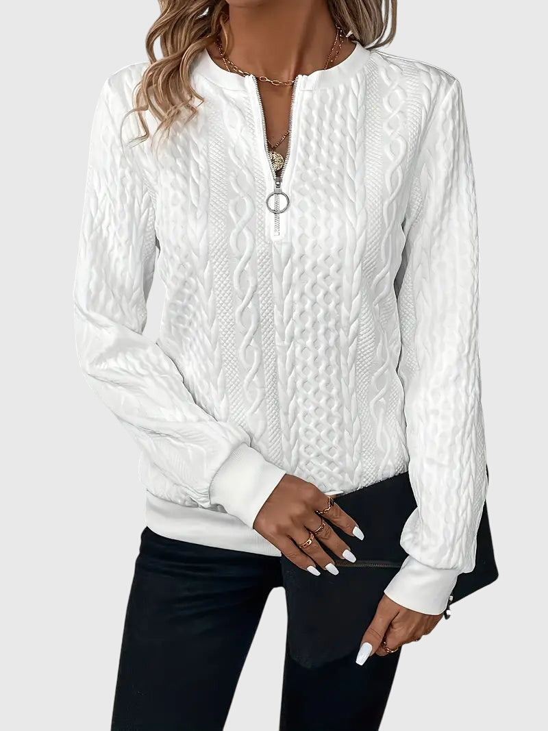 Nina Zippered Sweater 3