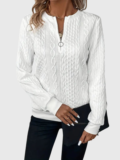 Nina Zippered Sweater 3