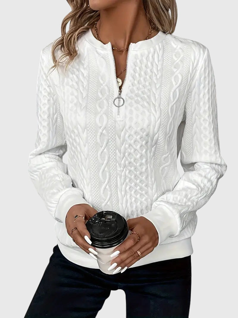 Nina Zippered Sweater 4