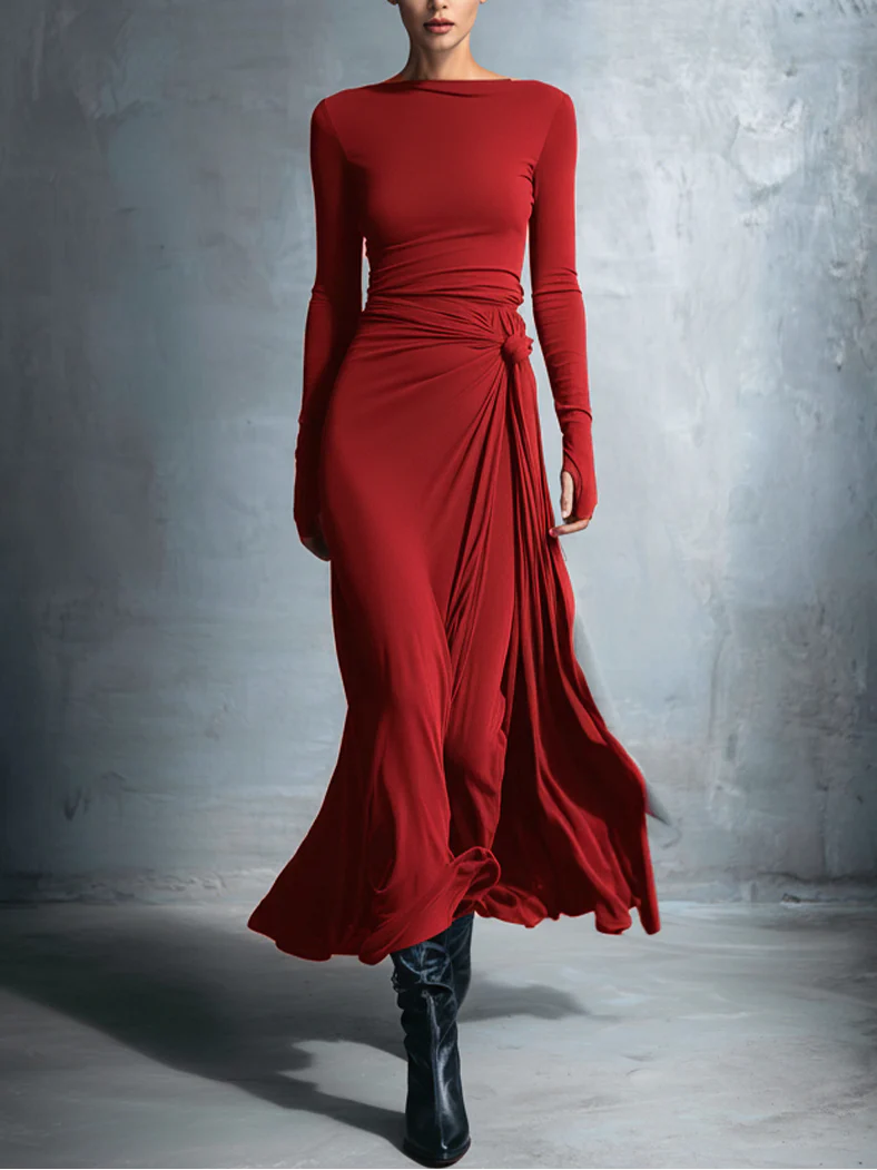 Nora Minimalist Maxi Dress 1