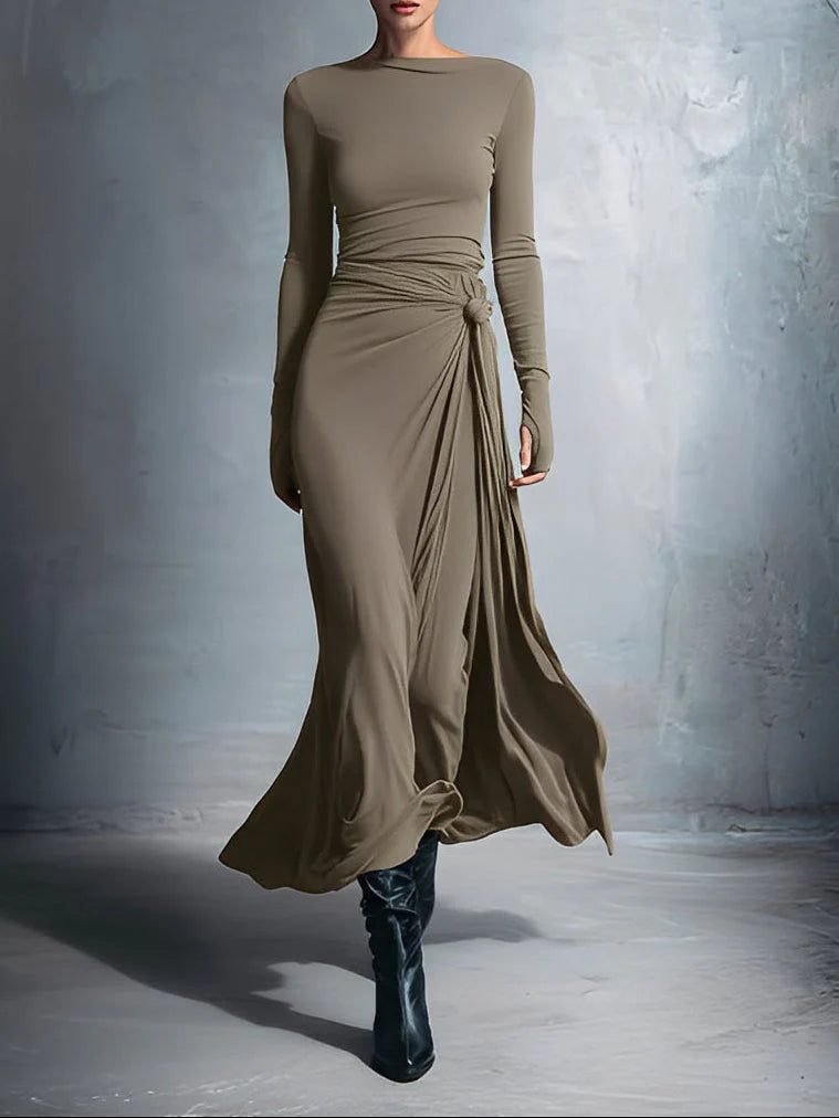Nora Minimalist Maxi Dress 3