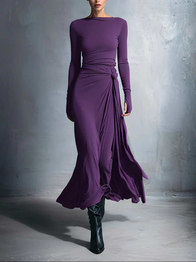 Nora Minimalist Maxi Dress 4