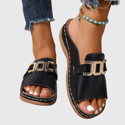 Nyla Orthopedic Buckle Sandals 6