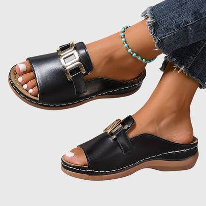 Nyla Orthopedic Buckle Sandals 7