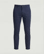 Men's grey slim fit chino trousers, front view