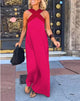 Women's Crossed-Neck Dress — Off-Shoulder Soft Woven Loose Summer Dress