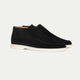 Men's slip-on moccasin loafers with stitched toe detail