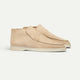 Men's slip-on moccasin loafers with stitched toe detail