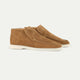 Men's slip-on moccasin loafers with stitched toe detail
