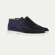 Men's slip-on moccasin loafers with stitched toe detail
