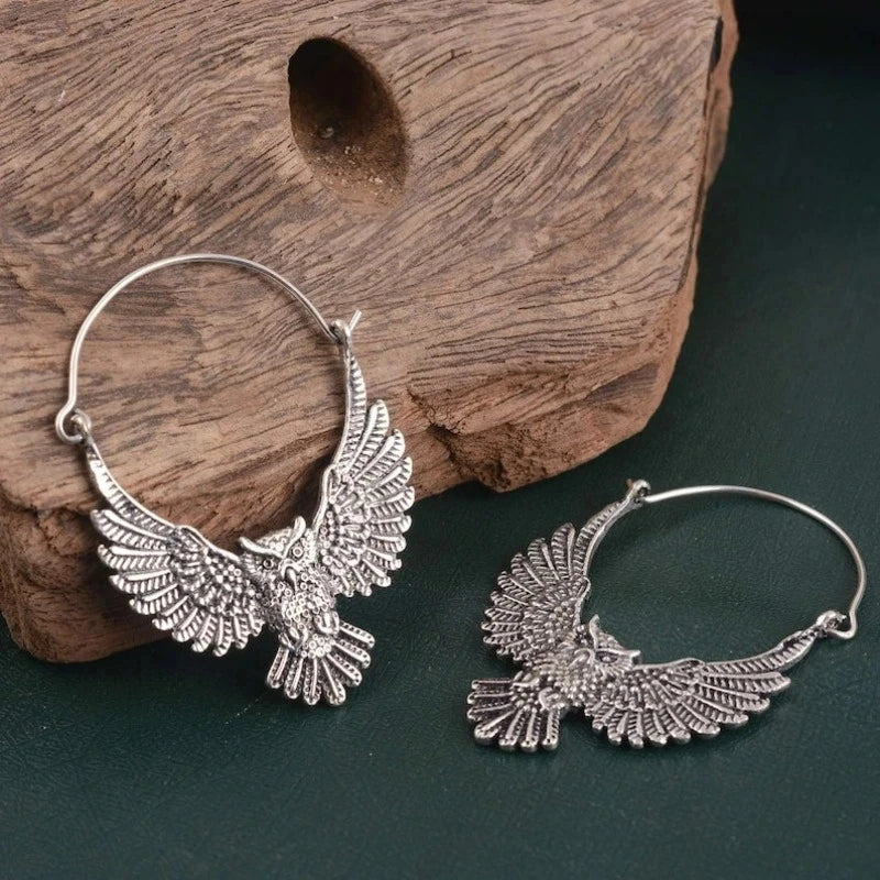 Odessa Owl Statement Earrings 0