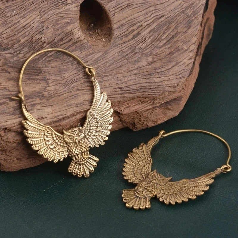 Odessa Owl Statement Earrings 1