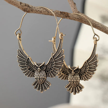 Odessa Owl Statement Earrings 2