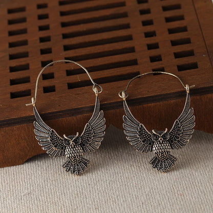 Odessa Owl Statement Earrings 3