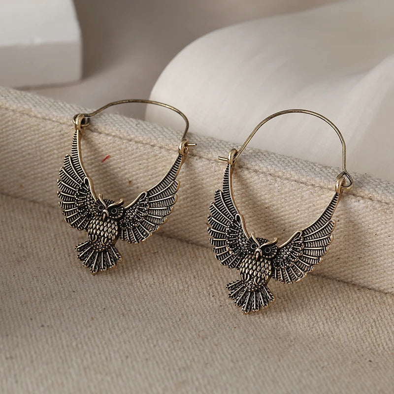 Odessa Owl Statement Earrings 4
