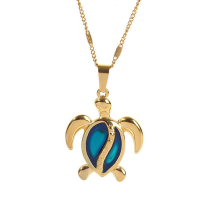 Olivia Turtle Pendant Necklace 1