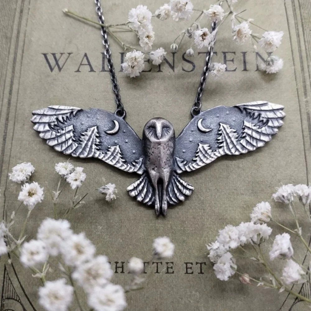 Olivia Vintage Owl Necklace 0