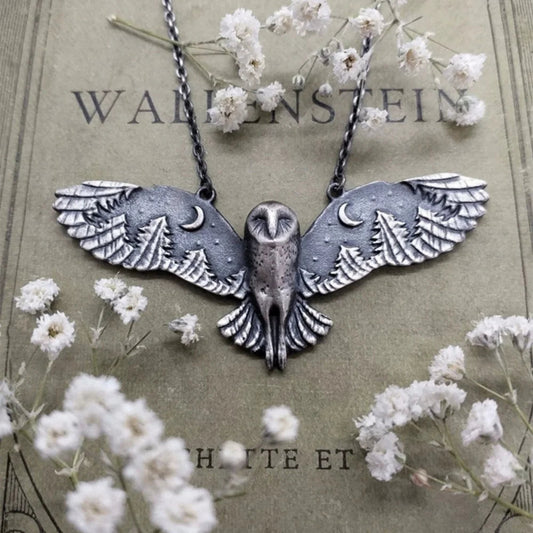 Olivia Vintage Owl Necklace 0