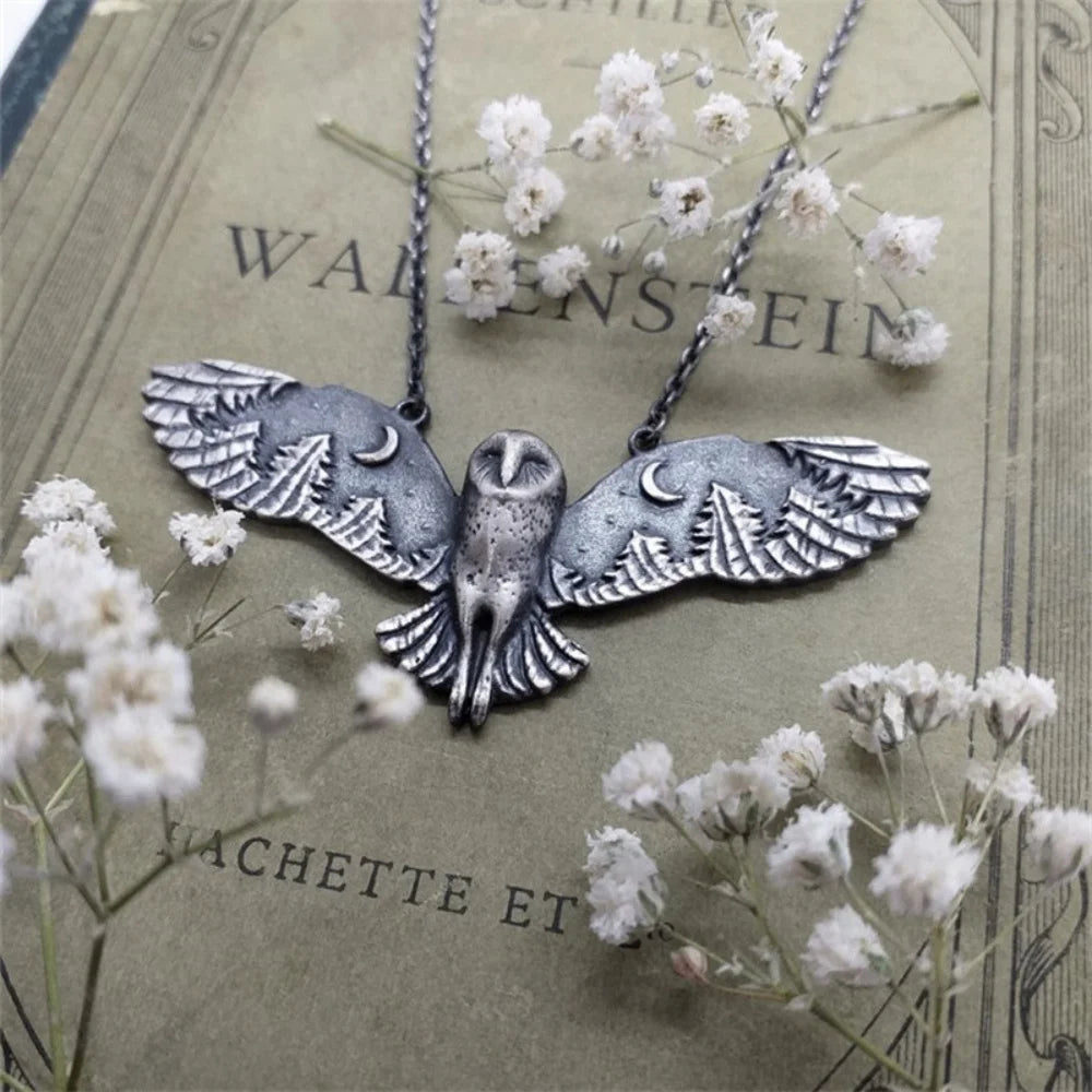 Olivia Vintage Owl Necklace 1