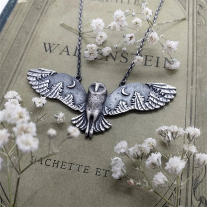 Olivia Vintage Owl Necklace 1