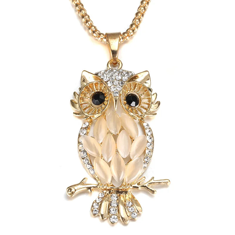 Ophelia Owl Locket Necklace 3