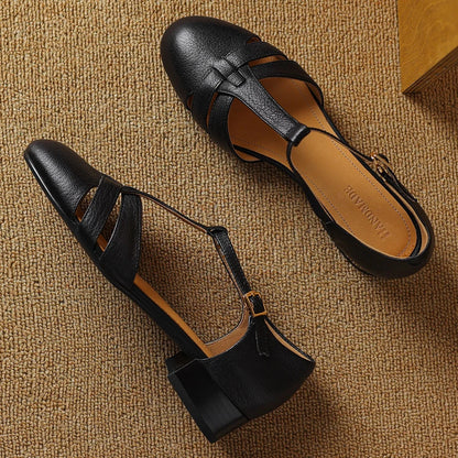 Ophelia T-Bar Flats 1