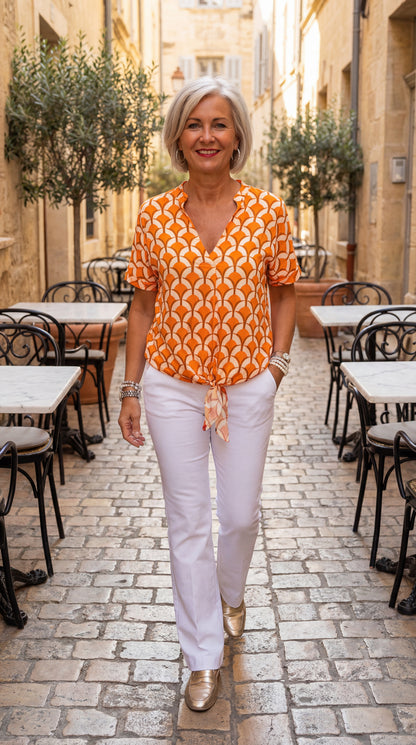 Sienna Printed Casual Top