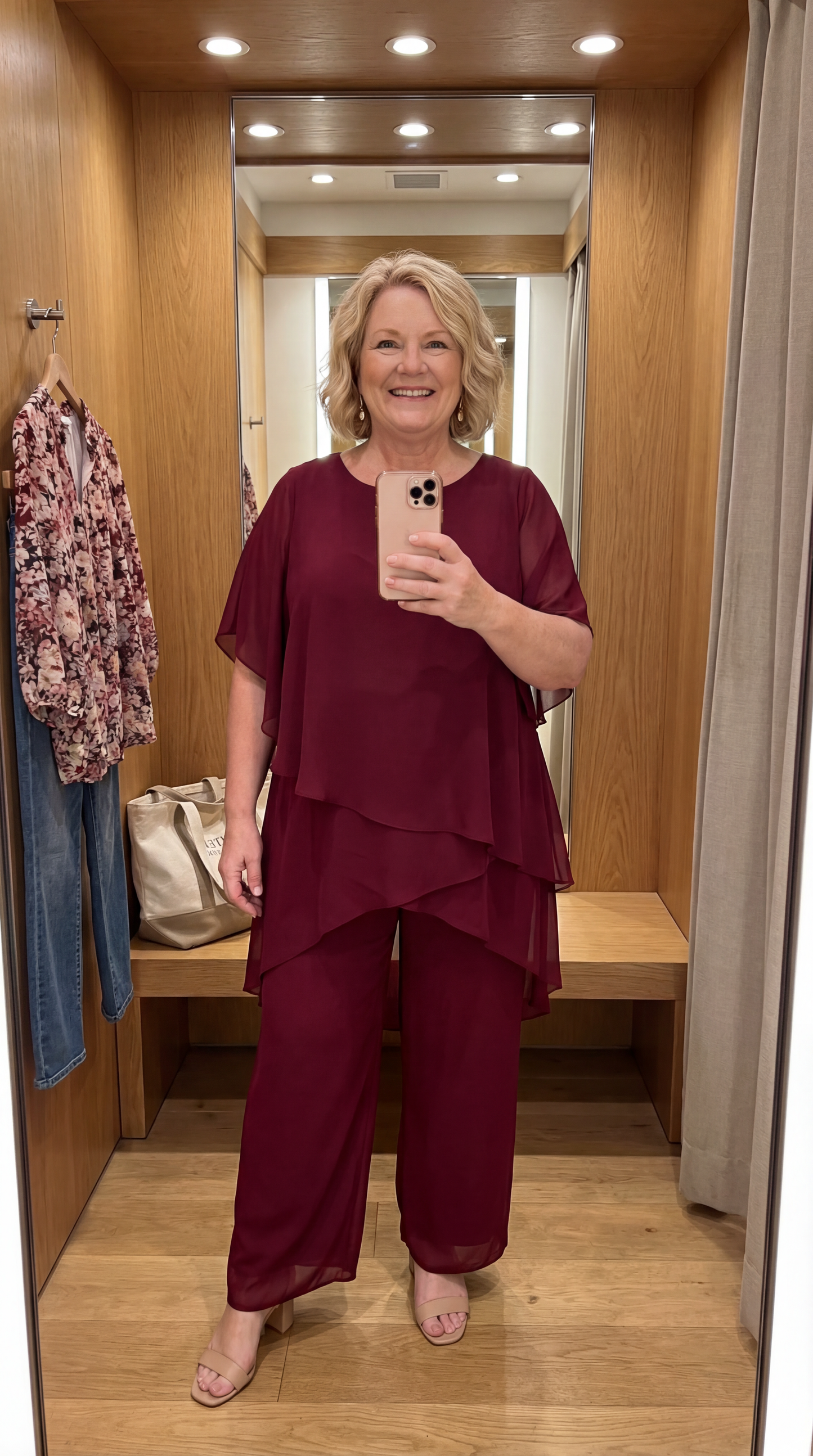 Zephyra Draped Palazzo Two Piece Set