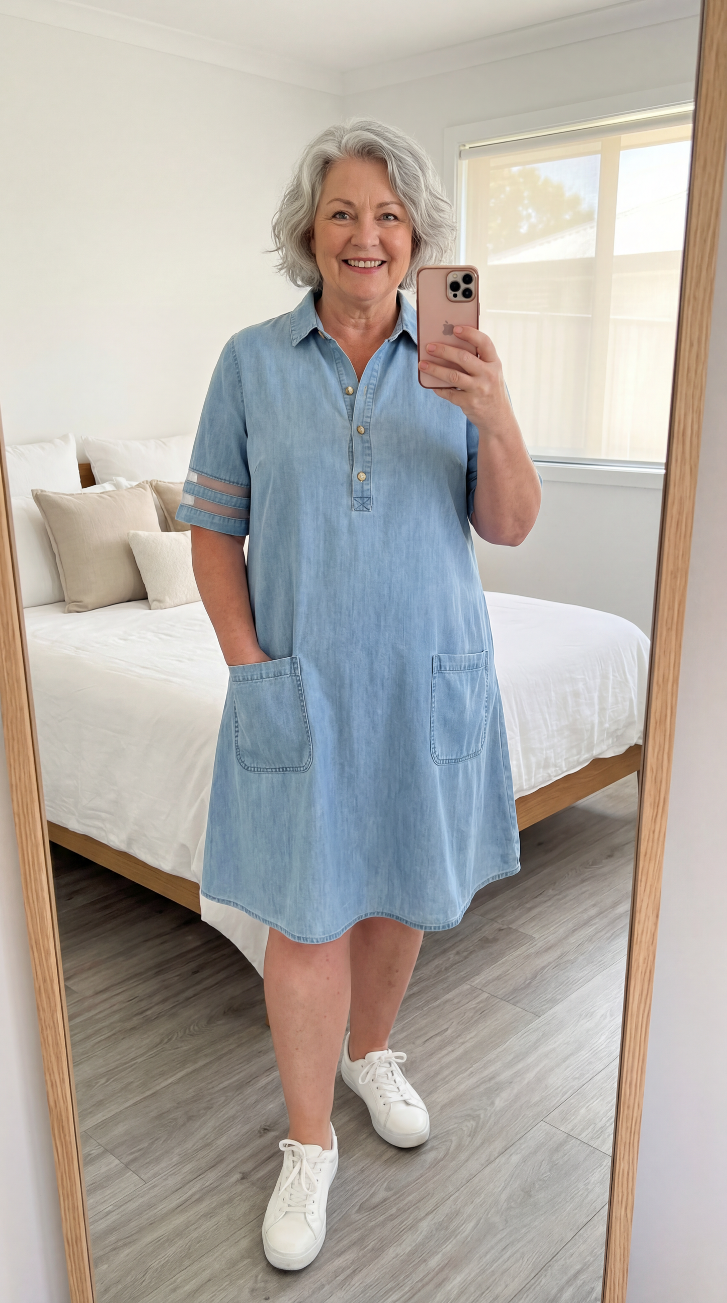 Paloma Denim Midi Dress