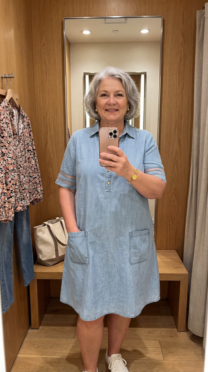 Paloma Denim Midi Dress