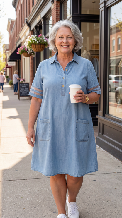Paloma Denim Midi Dress