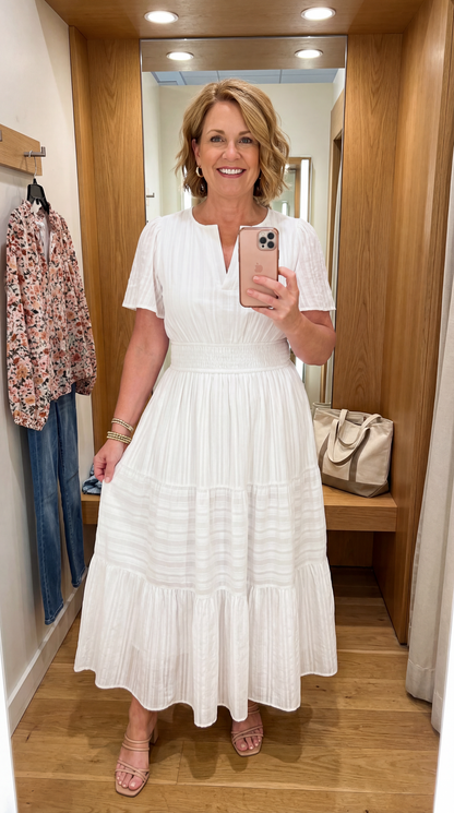 Maris Boho Tiered Maxi Dress