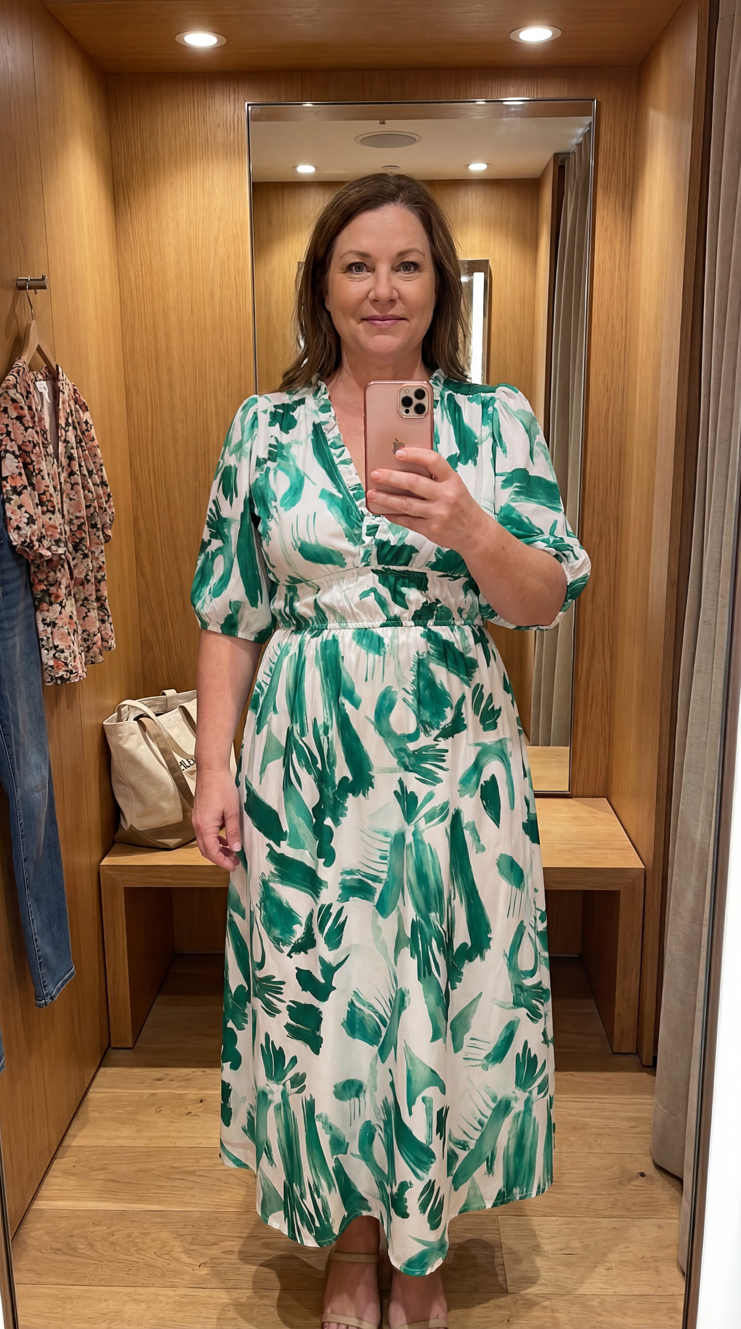 Fiora Floral Smocked Midi Dress
